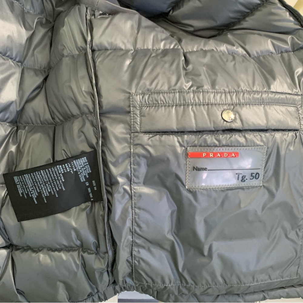 Prada Plain Logo Puffer Vest Down Jacket - image 7